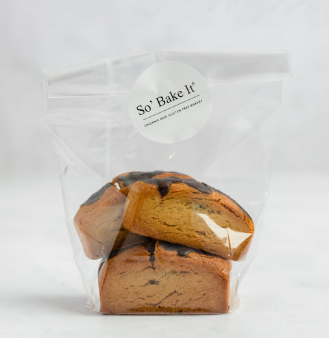 Mini cake marbré sans gluten – 150 g (3 pièces)